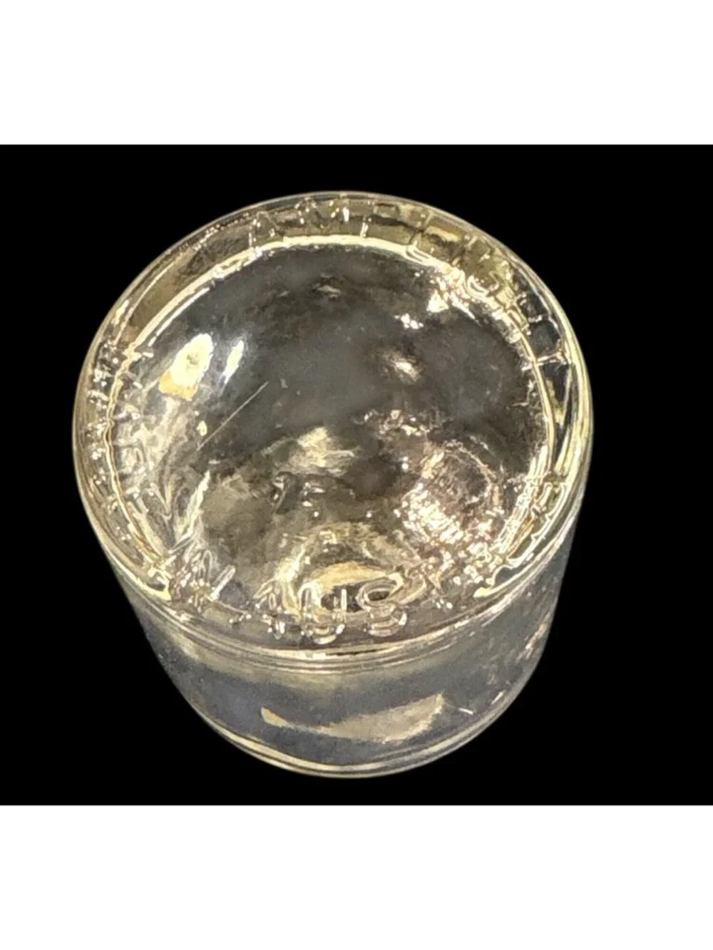 Vintage Lamplight Farms Glass Oil Lamp Dual Curved Glass Panels - Elegant Design